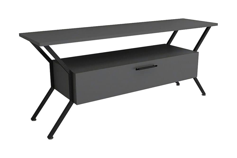 UKHAND Tv-bänk 124x54 cm Antracit