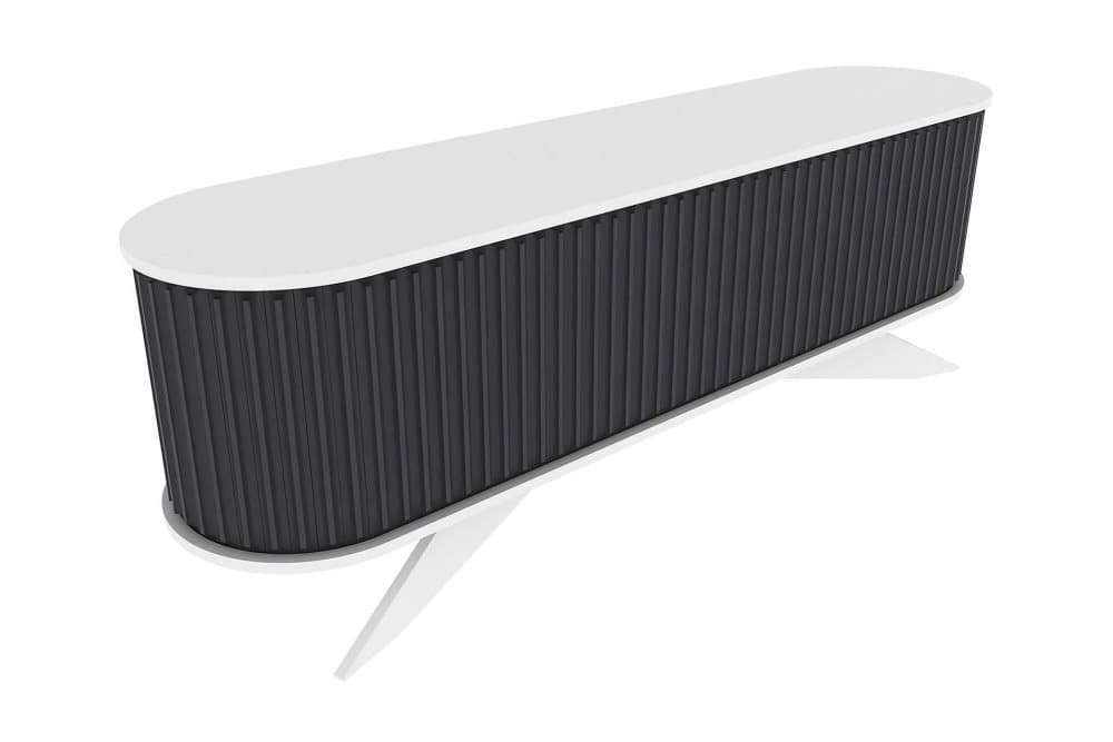 OBURUS Tv-bänk 180x60 cm Antracit
