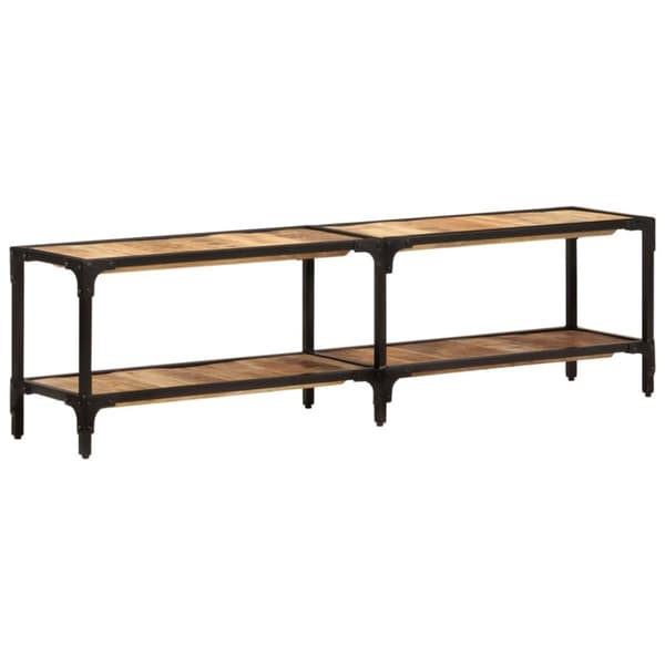 vidaXL TV-benk 150x30x41 cm heltre mango