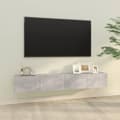 Miniatyrbild 3 av 10: vidaXL Väggmonterade tv-bänkar 2 st 100x30x30 cm konstruerat trä