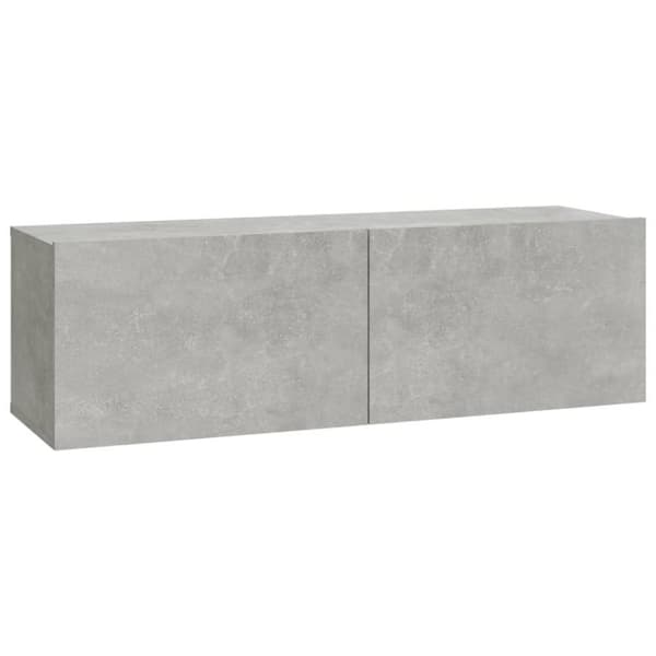 vidaXL Väggmonterade tv-bänkar 2 st 100x30x30 cm konstruerat trä