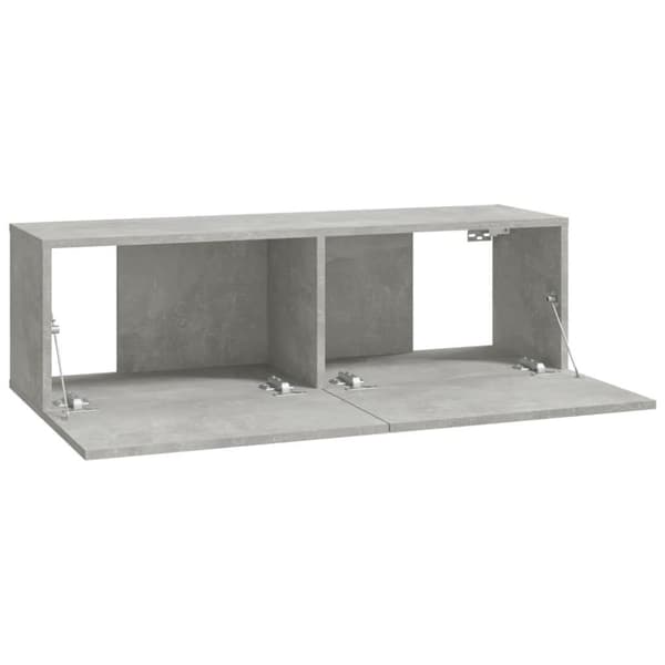vidaXL Väggmonterade tv-bänkar 2 st 100x30x30 cm konstruerat trä
