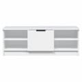 Miniatyrbilde 7 av 10: vidaXL TV-benk hvit 102x35,5x36,5 cm konstruert tre