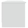 Miniatyrbilde 8 av 10: vidaXL TV-benk hvit 102x35,5x36,5 cm konstruert tre