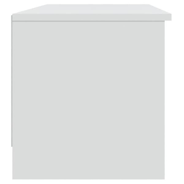 vidaXL TV-benk hvit 102x35,5x36,5 cm konstruert tre