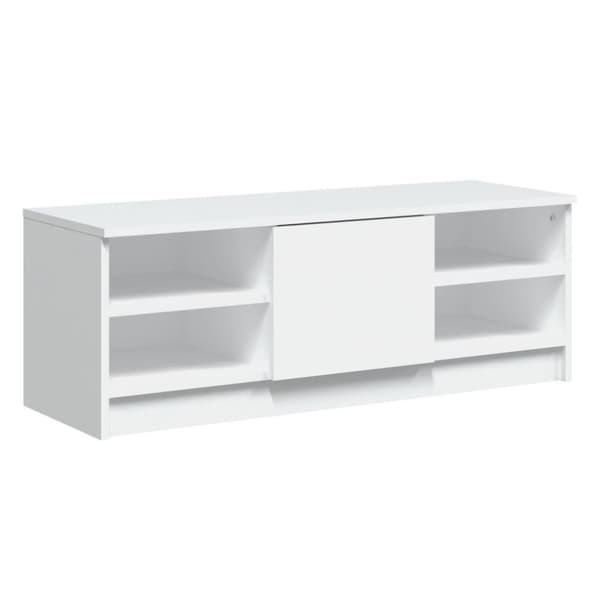 vidaXL TV-benk hvit 102x35,5x36,5 cm konstruert tre