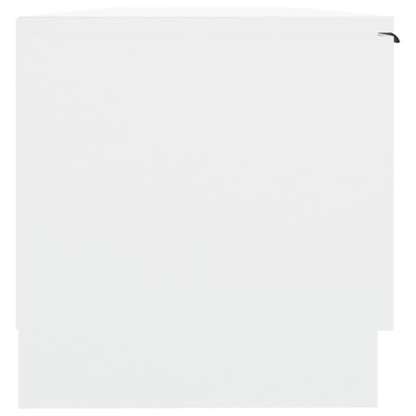 vidaXL TV-benk hvit 102x35x36,5 cm konstruert tre