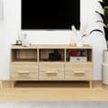 Miniatyrbilde 11 av 11: vidaXL TV-benk sonoma eik 102x36x50 cm konstruert tre