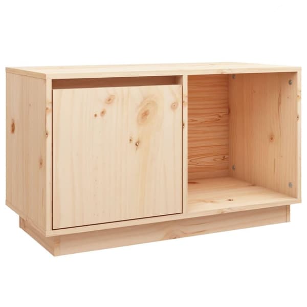 vidaXL Tv-bänk 74x35x44 cm massiv furu