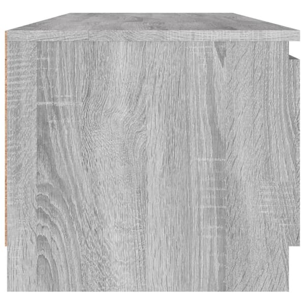 vidaXL TV-benk grå sonoma 140x40x35,5 cm konstruert tre