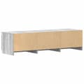 Miniatyrbilde 9 av 11: vidaXL TV-benk grå sonoma 140x40x35,5 cm konstruert tre
