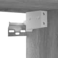 Miniatyrbilde 8 av 9: vidaXL Hengende TV-benker grå sonoma 3 stk 60x30x30 cm konstruert tre