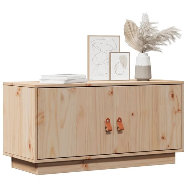 vidaXL TV-benk 80x34x40 cm heltre furu