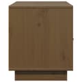 Miniatyrbild 7 av 11: vidaXL Tv-bänk honungsbrun 80x34x40 cm massiv furu