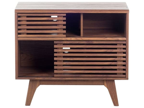 TV-benk mørkt tre 69 x 79 cm kommode