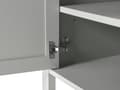 Miniatyrbilde 8 av 9: TV-stativ Lysegrå MDF TV opp til 54ʺ Rustikk Skap Skuffer Hyller Kabelhåndtering Stue