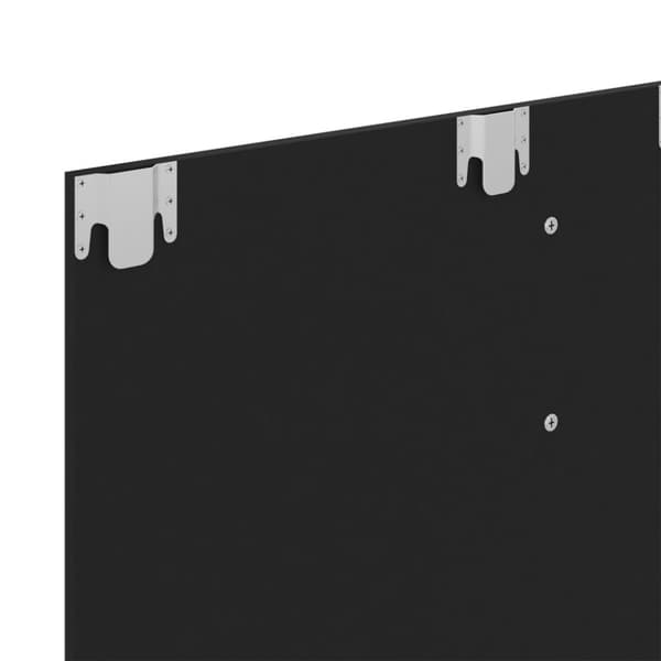 vidaXL væghængt tv-skab 120x23,5x90 cm konstrueret træ sort