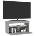 Pikkukuva 6 / 11: vidaXL TV-taso LED-valoilla harmaa Sonoma 75x35x40 cm