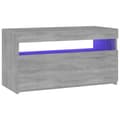 Pikkukuva 10 / 11: vidaXL TV-taso LED-valoilla harmaa Sonoma 75x35x40 cm