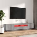 Pikkukuva 3 / 11: vidaXL 2-osainen TV-kaappisarja LED-valoilla harm. Sonoma tekninen puu