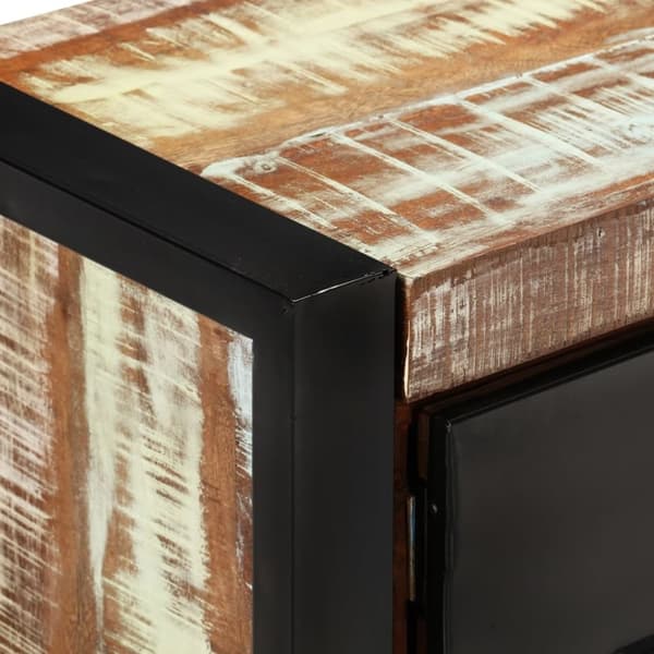 vidaXL Tv-bänk 120x30x40 cm massivt återvunnet trä