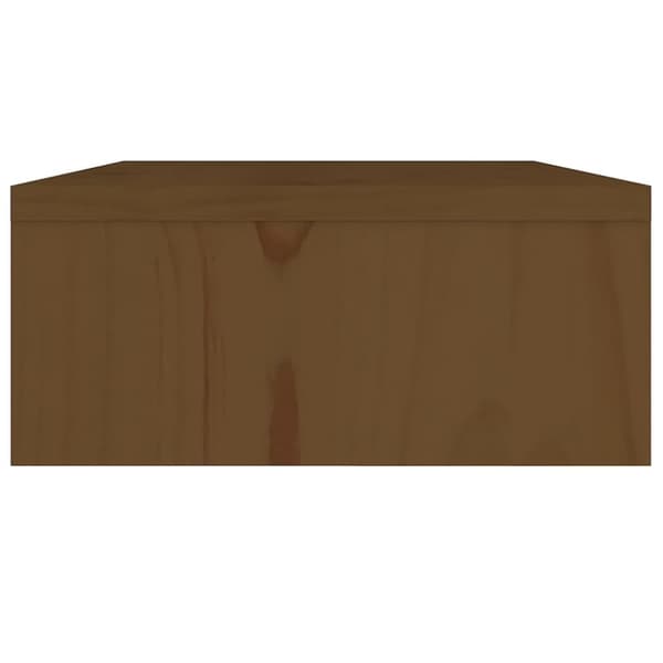 vidaXL Skärmställ honungsbrun 60x24x10,5 cm massiv furu