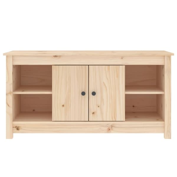 vidaXL Tv-bänk 103x36,5x52 cm massiv furu