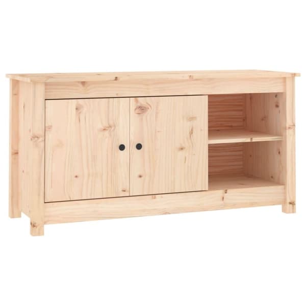 vidaXL TV-benk 103x36,5x52 cm heltre furu