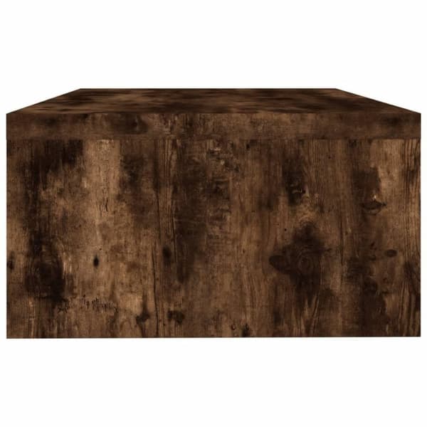 vidaXL Skjermstativ røkt eik 42x24x13 cm konstruert tre