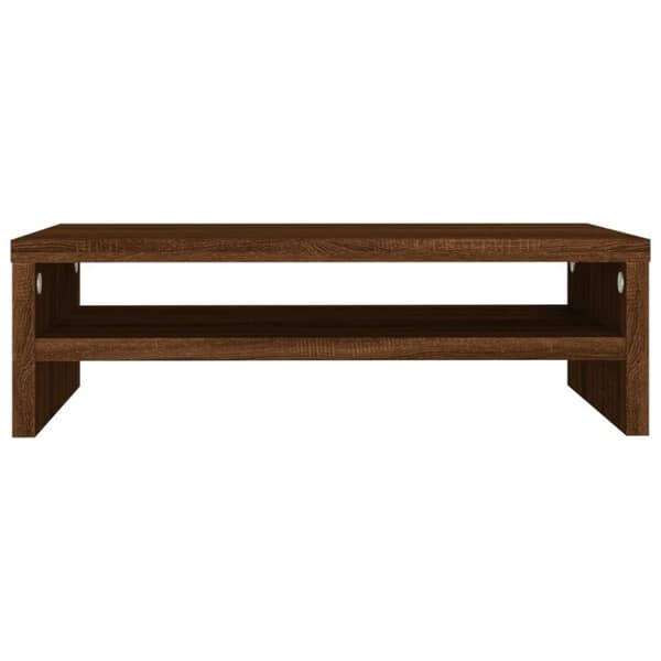 vidaXL Skjermstativ brun eik 42x24x13 cm konstruert tre