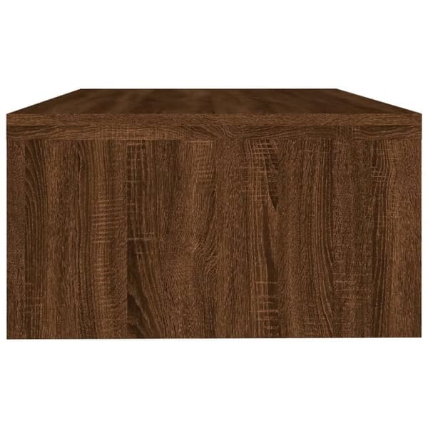 vidaXL Skjermstativ brun eik 42x24x13 cm konstruert tre