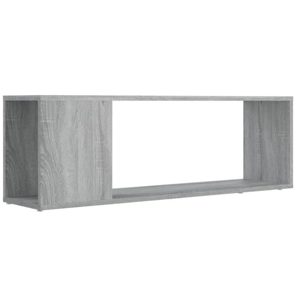 vidaXL TV-benk grå sonoma 100x24x32 cm konstruert tre