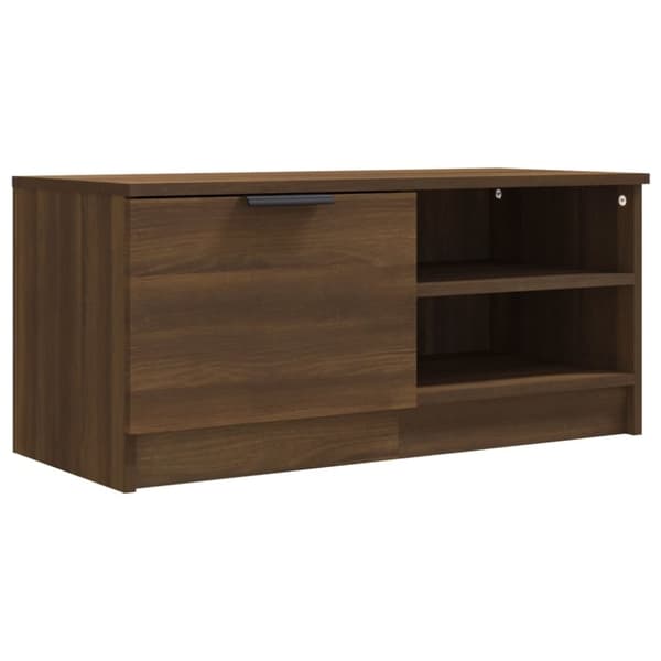 vidaXL TV-benker 2 stk brun eik 80x35x36,5 cm konstruert tre