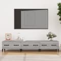 Miniatyrbilde 10 av 10: vidaXL TV-benk grå sonoma 150x34,5x30 cm konstruert tre