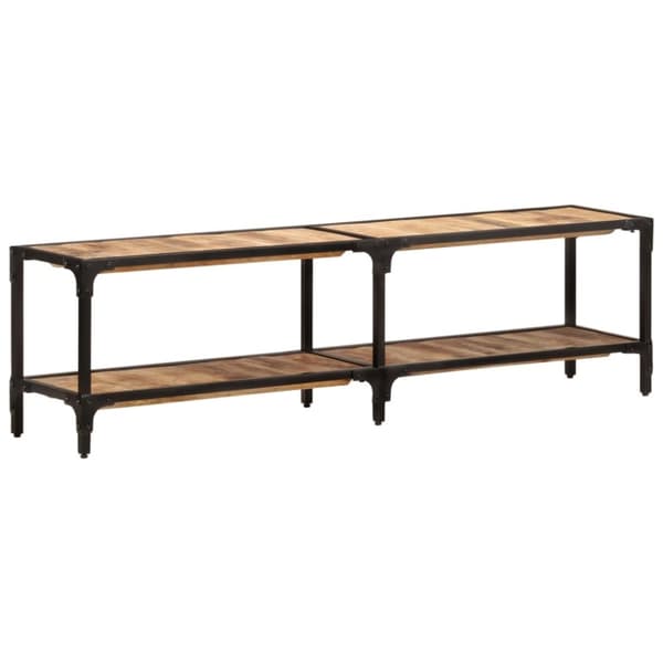 vidaXL tv-bord 150x30x41 cm massivt mangotræ