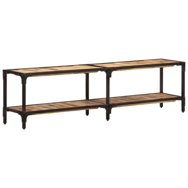 vidaXL tv-bord 150x30x41 cm massivt mangotræ