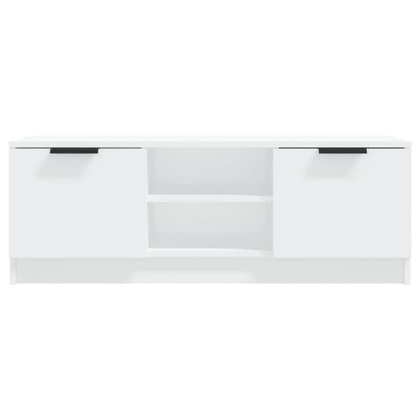 vidaXL tv-bord 102x35x36,5 cm konstrueret træ hvid
