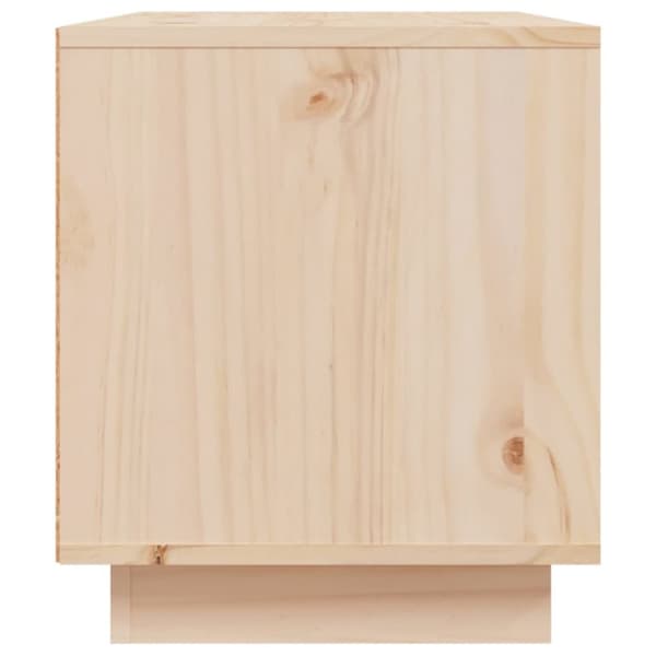 vidaXL Tv-bänk 80x35x40,5 cm massiv furu