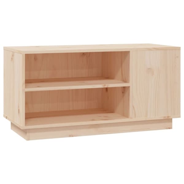 vidaXL Tv-bänk 80x35x40,5 cm massiv furu
