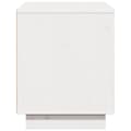 Miniatyrbillede 7 af 11: vidaXL tv-bord 74x35x44 cm massivt fyrretræ hvid