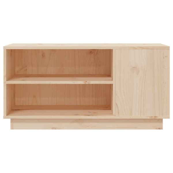 vidaXL tv-bord 80x35x40,5 cm massivt fyrretræ
