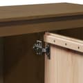 Miniatyrbild 9 av 11: vidaXL Tv-bänk honungsbrun 103x36,5x52 cm massiv furu