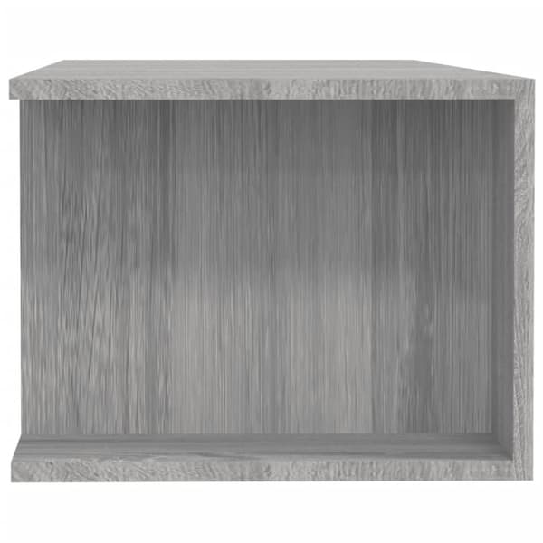 vidaXL TV-taso LED-valoilla harmaa Sonoma 135x39x30 cm