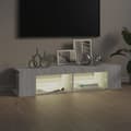 Pikkukuva 8 / 11: vidaXL TV-taso LED-valoilla harmaa Sonoma 135x39x30 cm