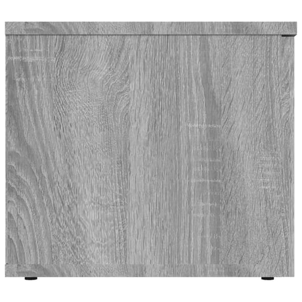 vidaXL tv-bord 80x34x30 cm konstrueret træ grå sonoma-eg