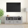 Miniatyrbilde 3 av 10: vidaXL TV-benk grå sonoma 100x35x40 cm konstruert tre