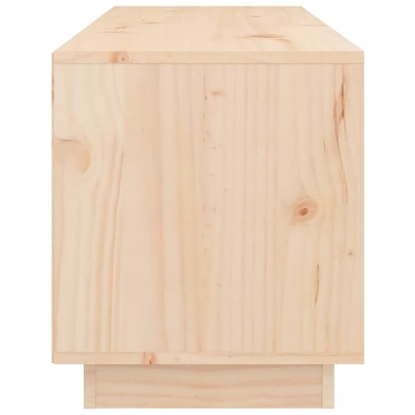 vidaXL tv-bord 105x34x40 cm massivt fyrretræ