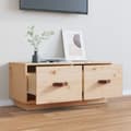 Miniatyrbilde 3 av 10: vidaXL TV-benk 80x34x35 cm heltre furu