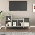 Miniatyrbild 3 av 10: vidaXL Tv-bänk betonggrå 100x35x55 cm konstruerat trä