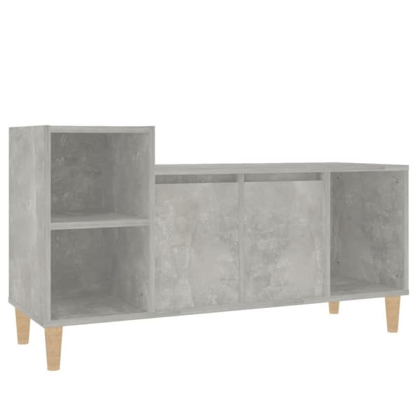 vidaXL TV-benk betonggrå 100x35x55 cm konstruert tre